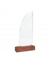 Trofeo Galvano de Madera y Cristal «Sail»