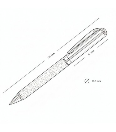 Bolígrafo de acero JODHPUR