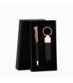 Set de Regalo "MINE" negro con detalles encobrizados