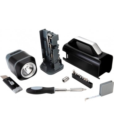 Linterna con set de herramientas