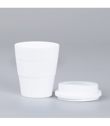 Mug Express WHITE con Banda de Silicona