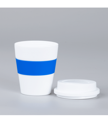 Mug Express WHITE con Banda de Silicona
